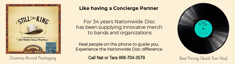 Nationwide Disc - Supplying merch for 34 years.