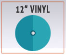 12 inch vinyl disc