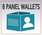 8 panel wallet